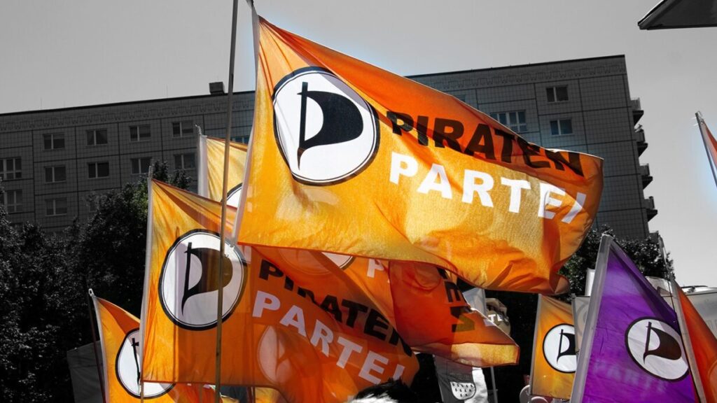 Diverse Piratenpartei-Flaggen
